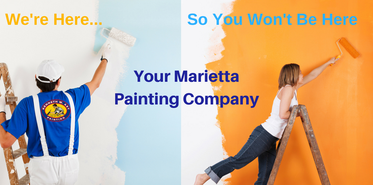 Your Marietta Painting Company | Kenneth Axt Professional Painter vs A Homeowner