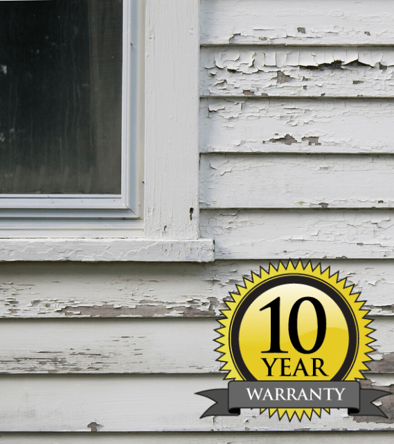 10 Year Warranty | Peeling Paint | Best Exterior Painting Warranty